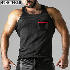 Locker Gear Look At Harder Tanktop Red