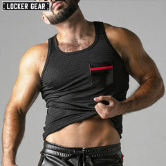 Locker Gear Look At Harder Tanktop Red