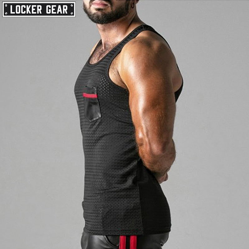 Locker Gear Look At Harder Tanktop Red