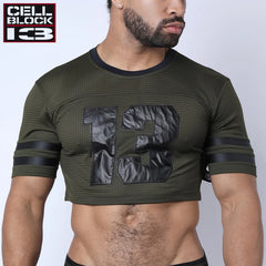 CELLBLOCK 13 - Linebacker Crop-Top - Armeegrün