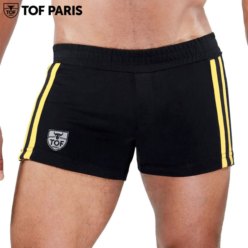 TOF Paris - Berlin Shorts - Black-Yellow