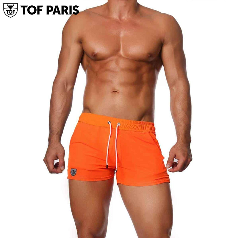 TOF Paris - Pantalones cortos Happy - Naranja neón