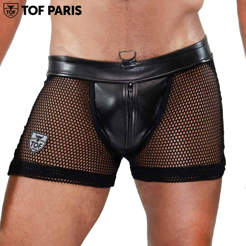 TOF Paris - Spartacus Full Zip Jockshorts - Black