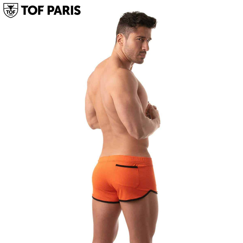 TOF Paris - Mesh Shorts - Orange