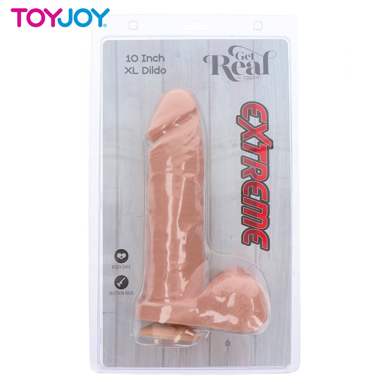 ToyJoy - Extreme XL Dildo 10 Inch with Balls (25.5 cm)