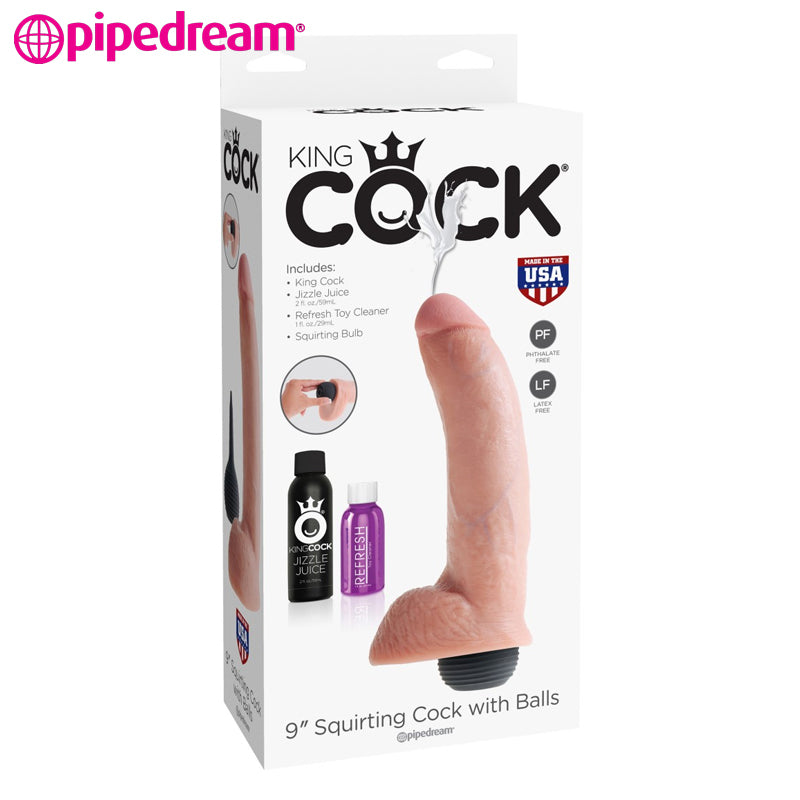 Pipedream - Squirting Cock 9 Inch Light skin tone (23 cm)