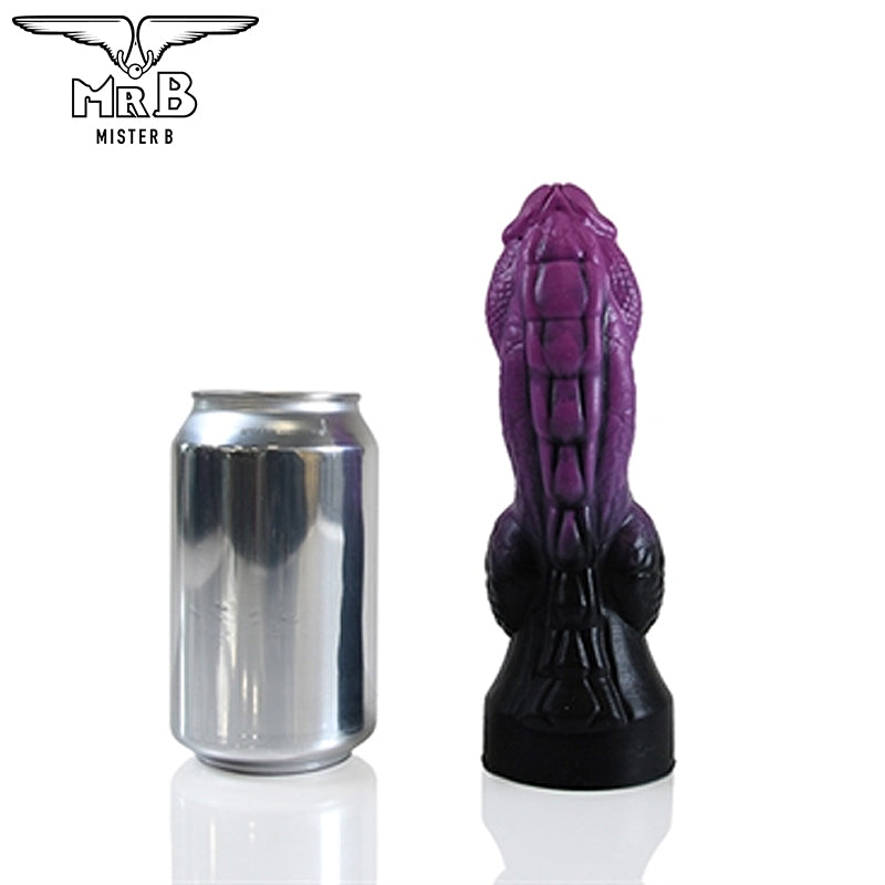 Mister B - HellHound Argus Dildo - Schwarz Lila S (19 cm)