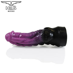 Mister B - HellHound Argus Dildo - Schwarz Lila S (19 cm)