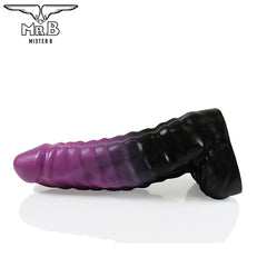 Mister B - HellHound Drogon Dildo - Schwarz Lila S (22 cm)