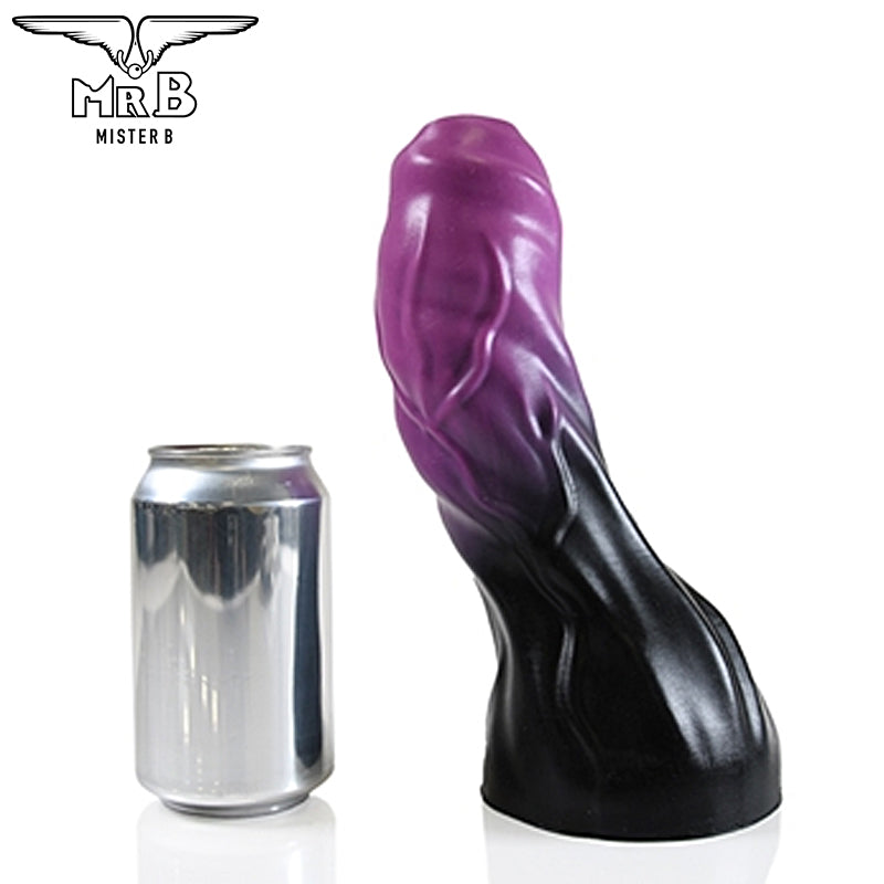 Mister B - HellHound Horus Dildo - Black Purple M (25 cm)