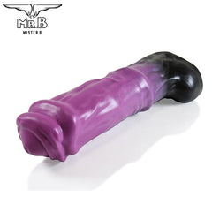 Mister B - HellHound Pegasus Dildo - Schwarz Lila S (22 cm)