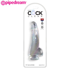 Pipedream - King Cock Clear 7.5 Inch Balls Transparent (19 cm)