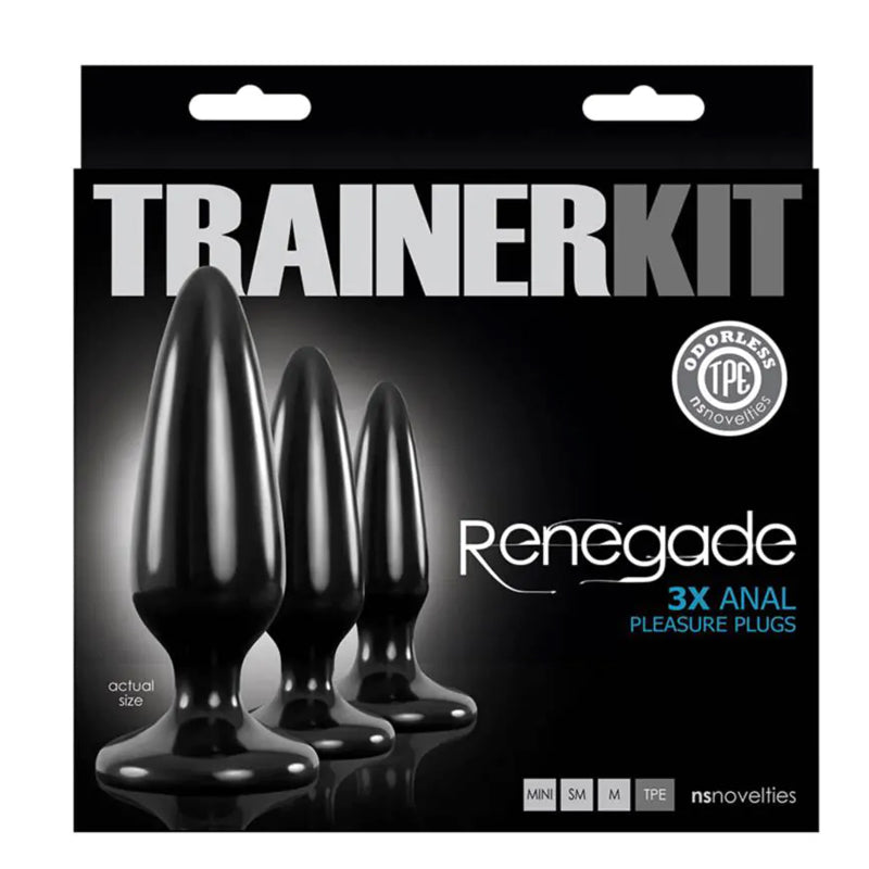 NS Novelties Renegade - Pleasure Plug 3pc Trainer Kit