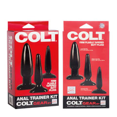 Kit de entrenamiento anal Colt de 3 tapones anales