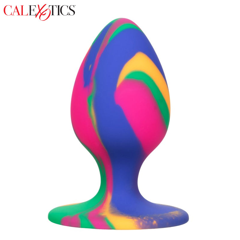 CalExotics - Cheeky Medium Tie-Dye Butt Plug