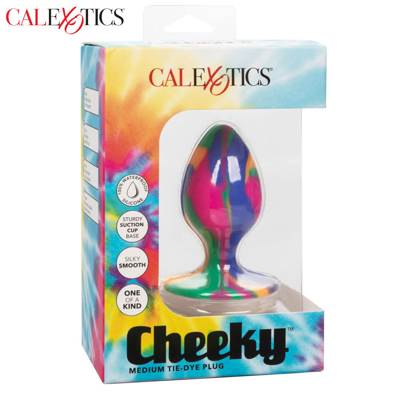 CalExotics - Cheeky Medium Tie-Dye Butt Plug