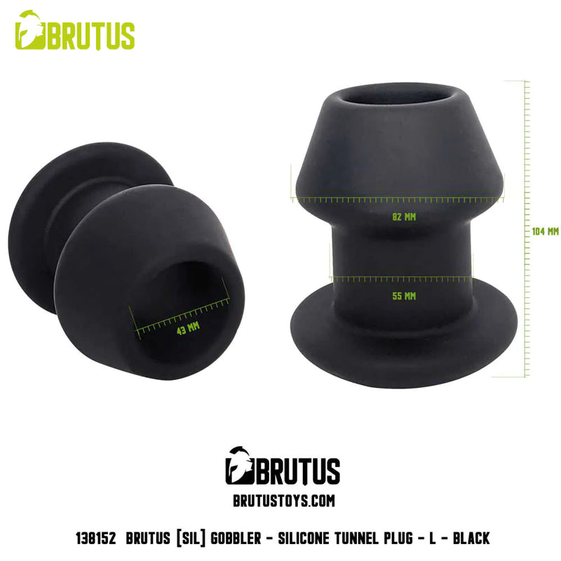 BRUTUS - Gobbler - Silicone Tunnel Butt Plug L