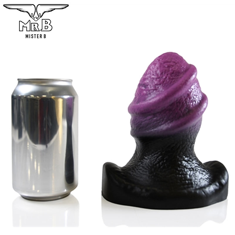 Mister B - HellHound Sphinx Buttplug - Schwarz Lila L (15 cm)