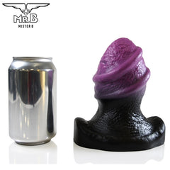 Mister B - HellHound Sphinx Buttplug - Schwarz Lila L (15 cm)