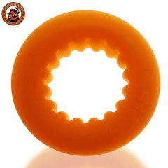 Oxballs AXIS Ribbed Griphold Cockring - Orange Ice