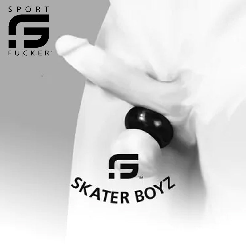 Sport Fucker - Anillo de bola para el pene Skater Boyz - Negro