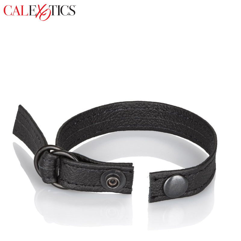 CalExotics - Cuir Cinch Anneau pénien Strap