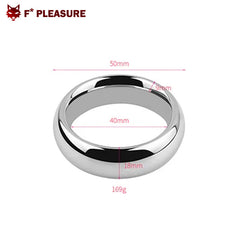 F* Pleasure -  Stainless steel cock ring - Ø 50 mm.