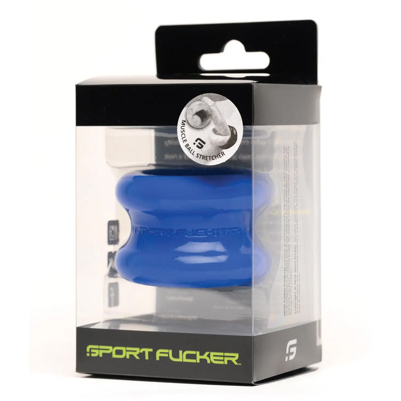 Sport Fucker TPE Muscle Ball Stretcher - Blue