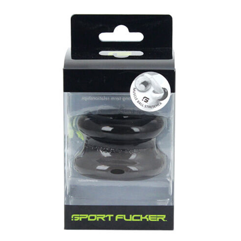 Sport Fucker TPE Muscle Ball Stretcher - Black