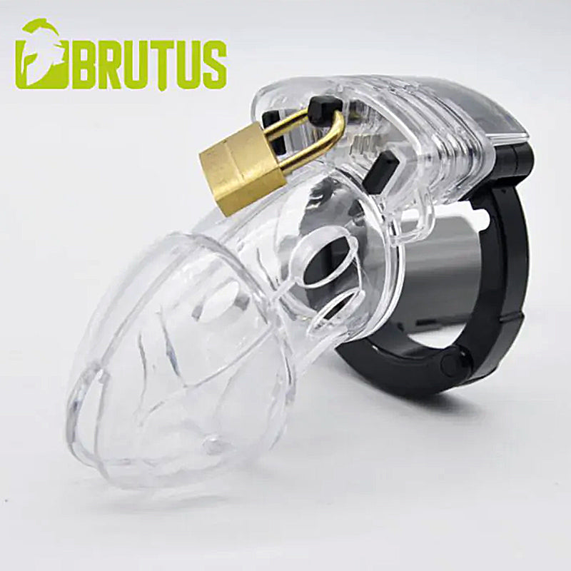 BRUTUS Alpha Cage - Chastity Cage - Clear