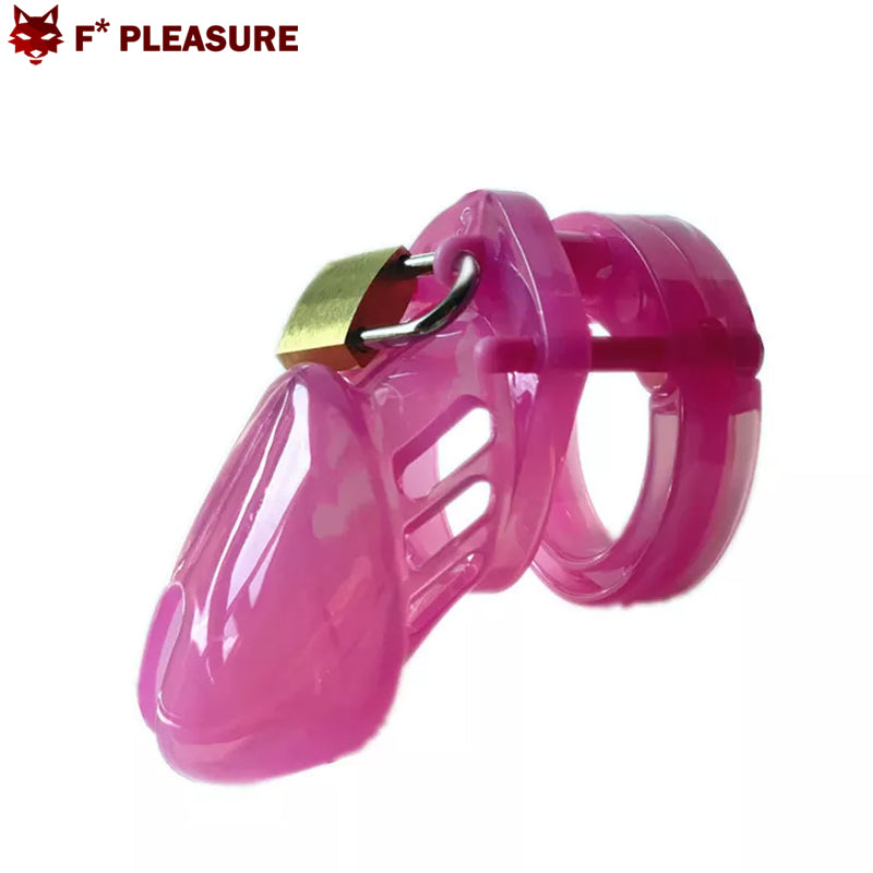 F* Pleasure - Chastity Cage - Pink (Size S)