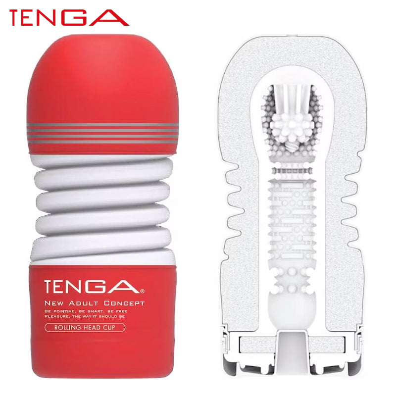 Tenga - Rolling Head Cup Medium Masturbator