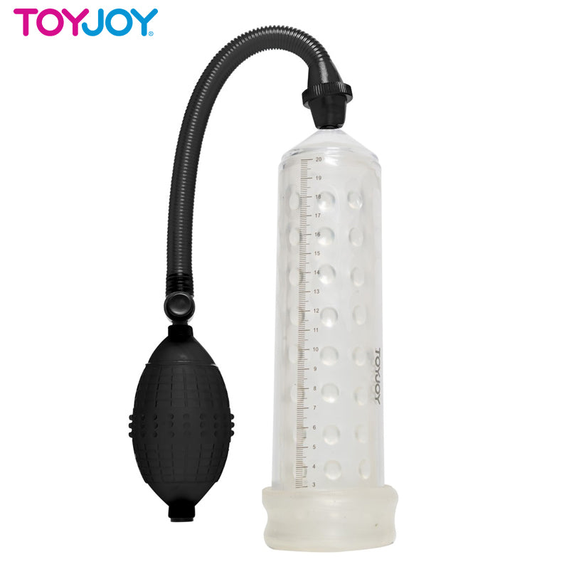 ToyJoy - Bomba de masaje eléctrica con manguito transparente