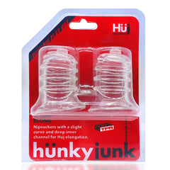 Hünkyjunk Elong Nipple Suckers (2x) - Clear