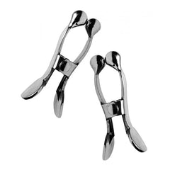 Black Label - Pincher Balls Stainless Steel Nipple Clamps 2 Pieces