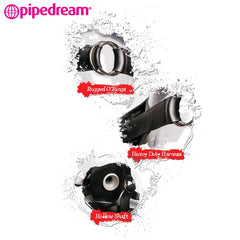 Pipedream - Correa con correa extremadamente hueca de 9,5 pulgadas (24 cm) - Piel