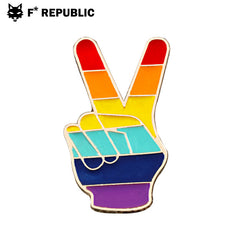 PRIDE LGBTQ Rainbow Jewelry Pin - Yeah