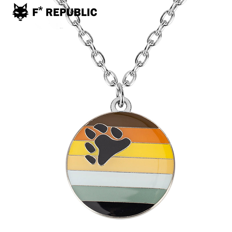 PRIDE LGBTQ Rainbow Necklace - Bear