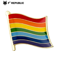 PRIDE LGBTQ Rainbow Jewelry Pin - Rainbow