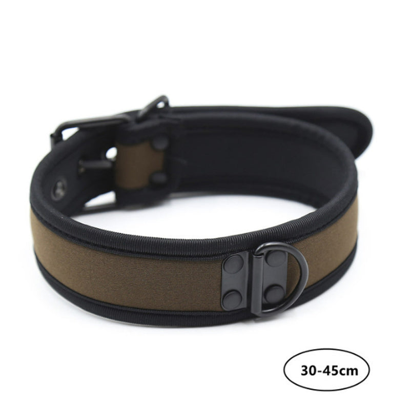 Puppy Collar Choker S/L Coffee