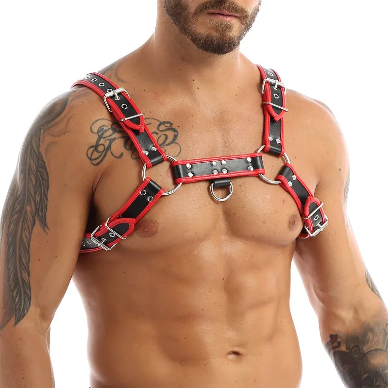 Chest Harness PU Leder