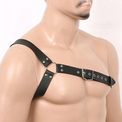 Chest Harness Muscle Strap Bondage PU Leather