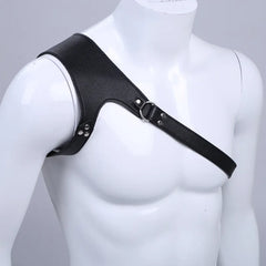 Chest Shoulder Harness Muscle Bondage PU Leather