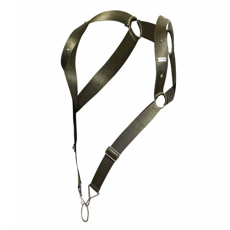 DNGEON Straigh Back Harness Green