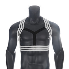 Party Club Harness White-Black