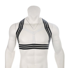 Party Club Harness Black-White