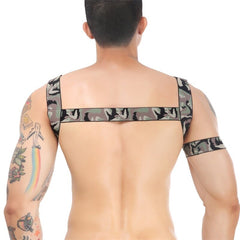 Klassisches Army / Military Party Harness Camo Grün