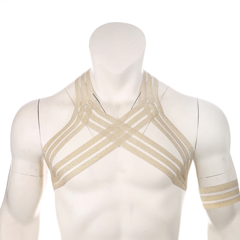 Party Club Harness Gold Transparent