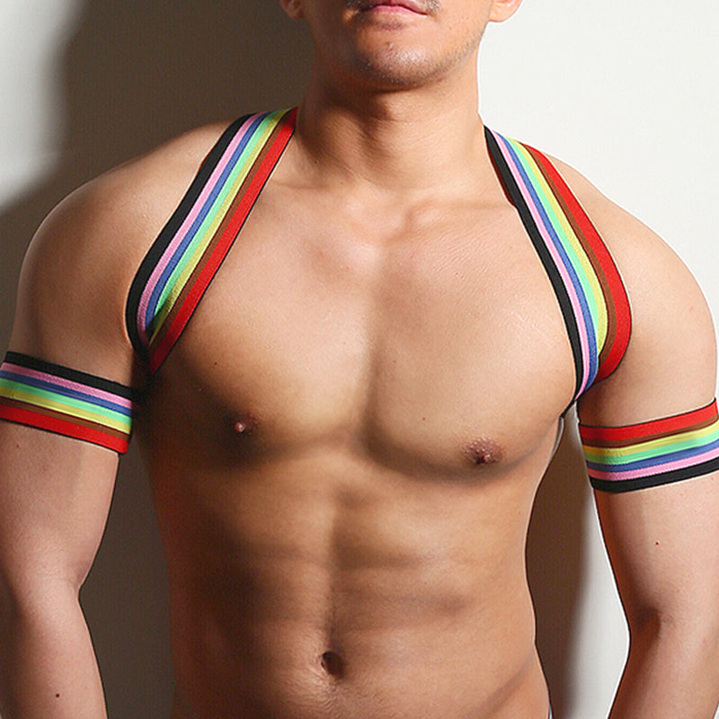 PRIDE Party Harness Rainbow