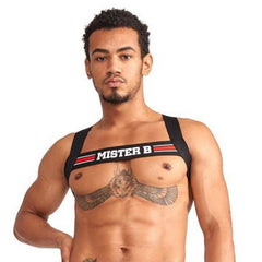 Mister B Urban Club Harness X-back Striped Red